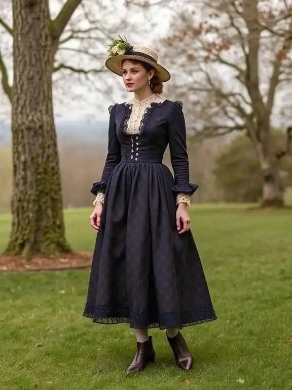 Victorian daywear reimagined for tea time charm