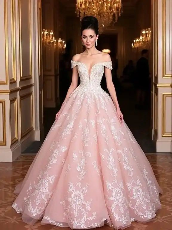 Victorian grand ball gowns for a dazzling entrance.